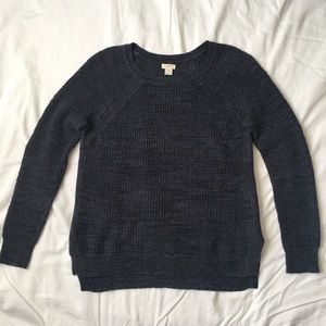 J Crew waffle knit sweater